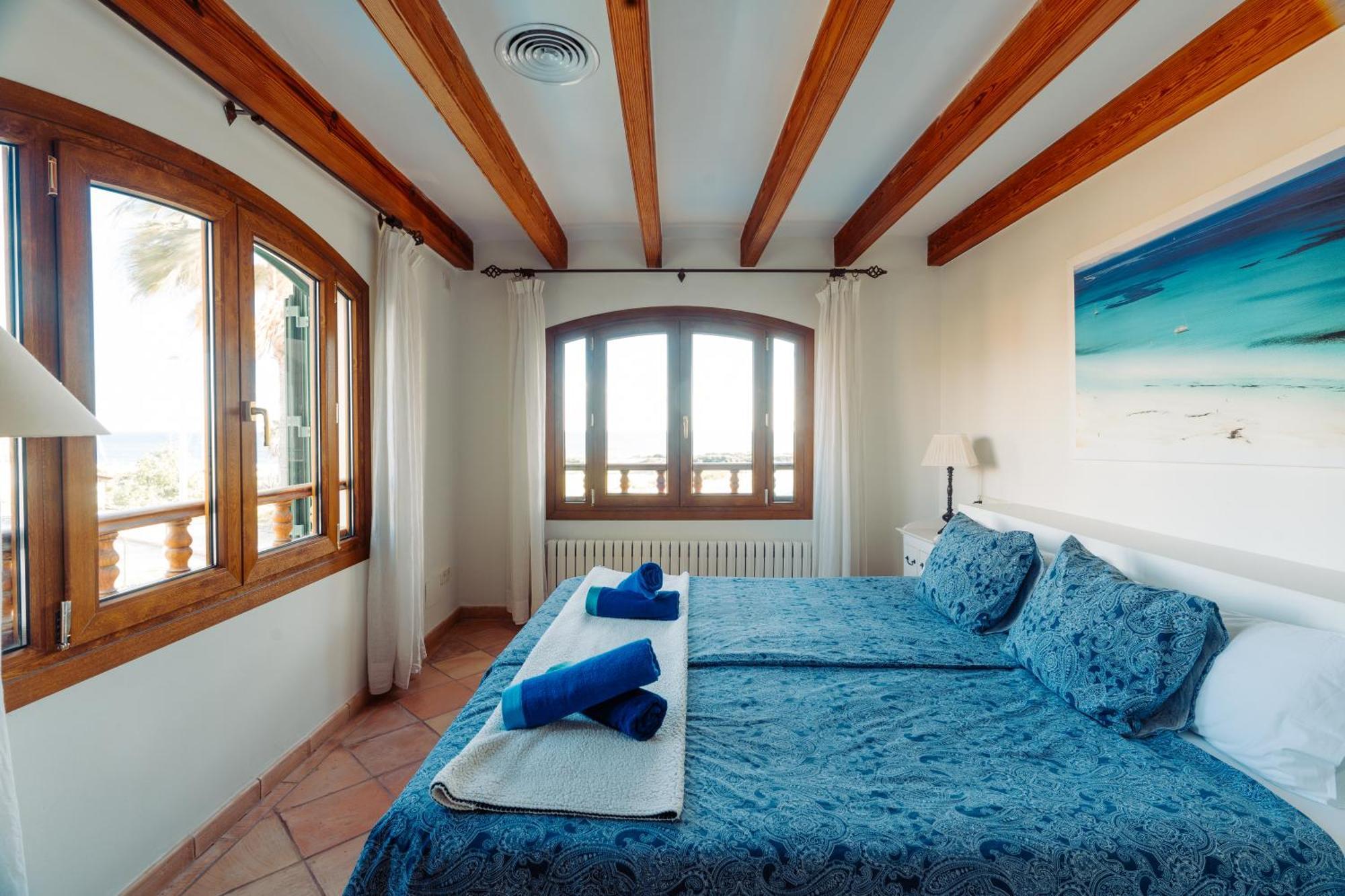 Mallorca Finca Haus Mit Pool Direkt Am Meer Es Trenc, Bootstour Moeglich Sa Rapita Exterior photo